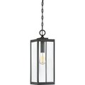 Quoizel Westover 1-Light Earth Black Outdoor Hanging Lantern WVR1907EK